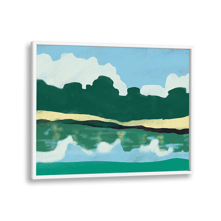 REFLECTIVE SERENITY , LANDSCAPE PAINTINGS