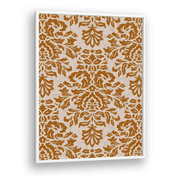 RUSTIC GOLD DAMASK PATTERN