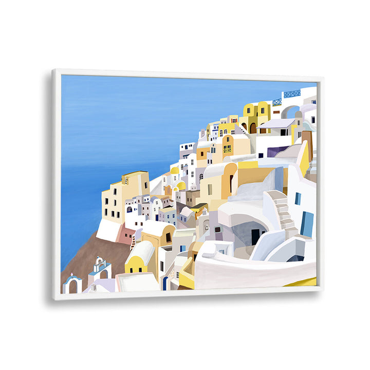 SANTORINI, GREECE CLIFF , TRAVEL POSTERS