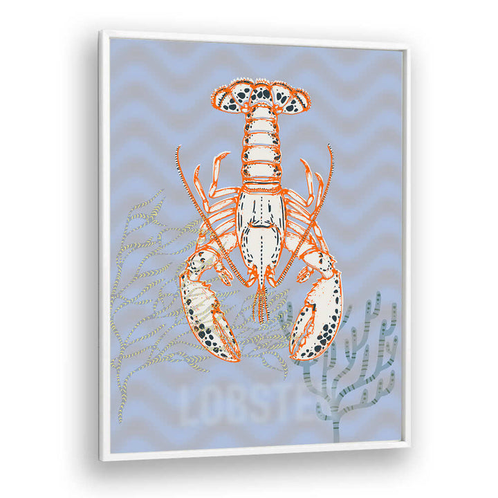 Vibrant SEA LIFE LOBSTER II beach painting, capturing coastal serenity and ocean vibes for your space.