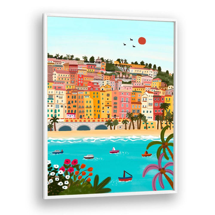 SEASIDE COLOR HARMONY , TRAVEL POSTERS