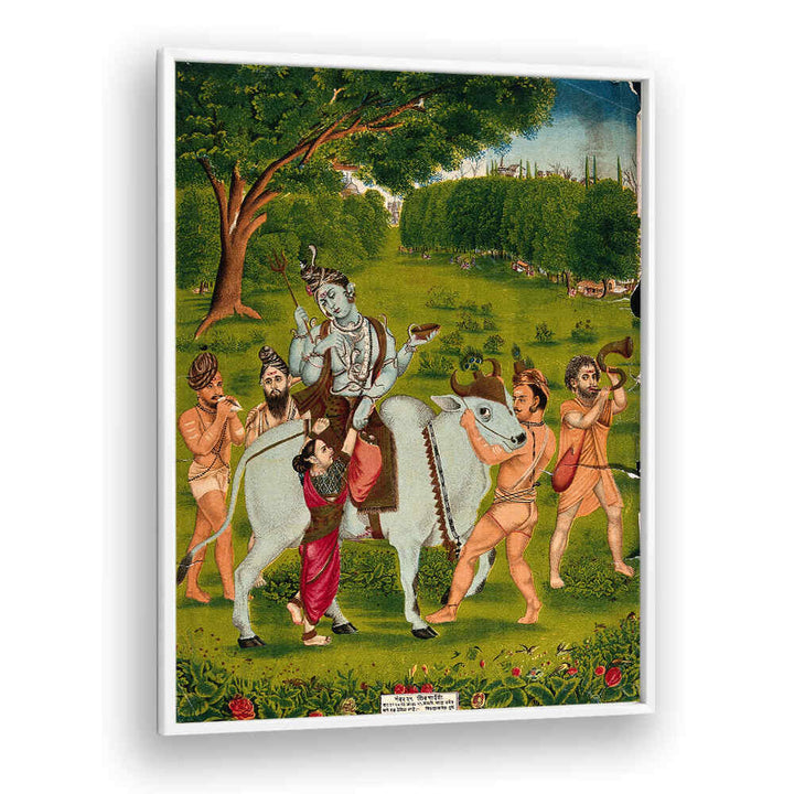 SHIVA MOUNTED ON NANDI