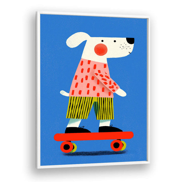 SKATING DOG , KIDS ROOM PAINTINGS