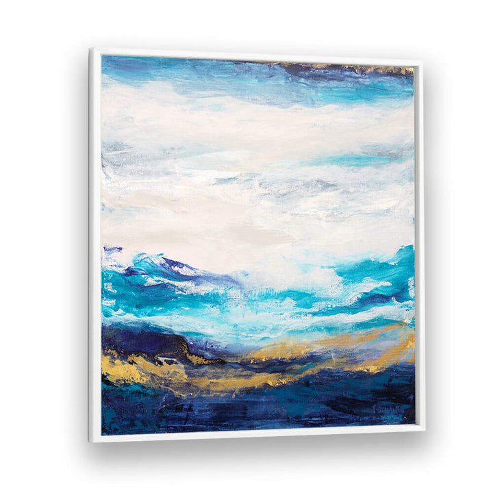 SOFT BLUE AND GOLDEN TONES