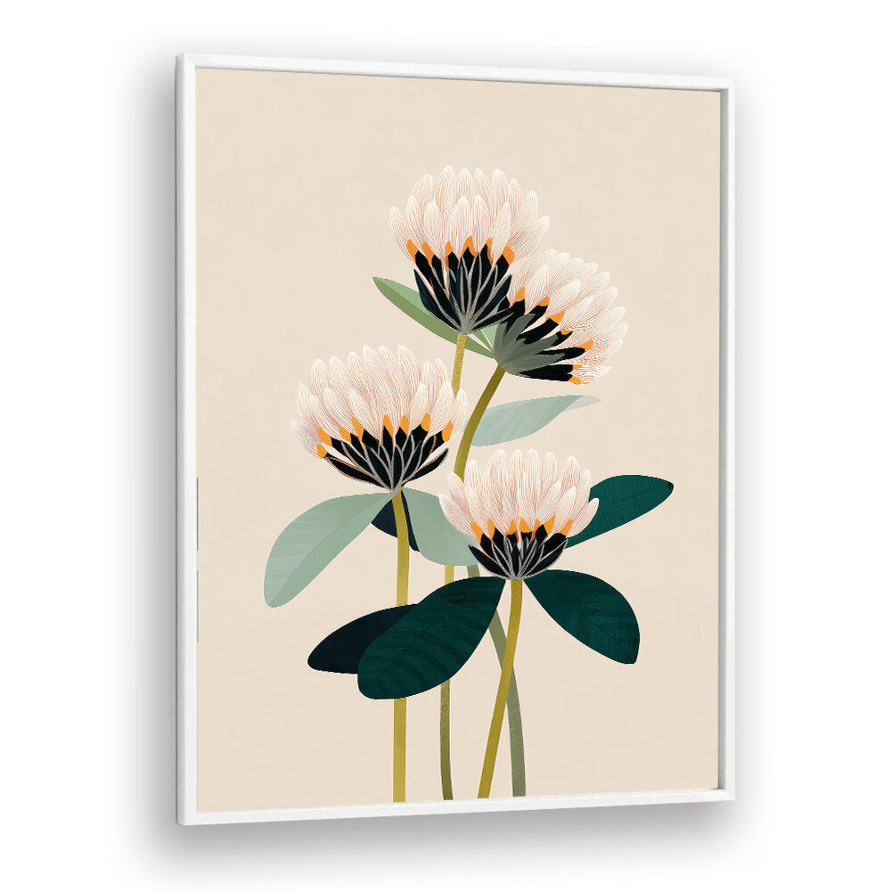 SOFT BOTANICA , FLORAL FLOWER PAINTINGS