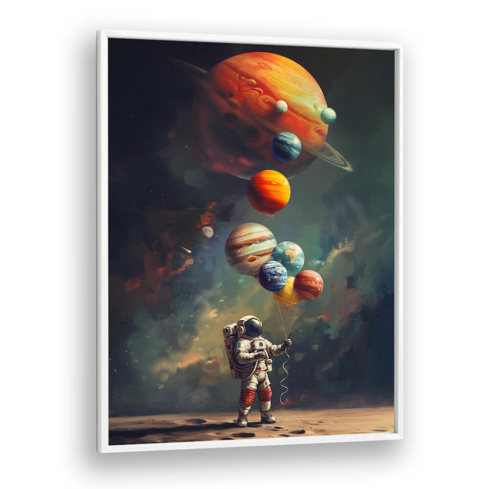 SPACE BALLOON , SURREAL ART PRINTS