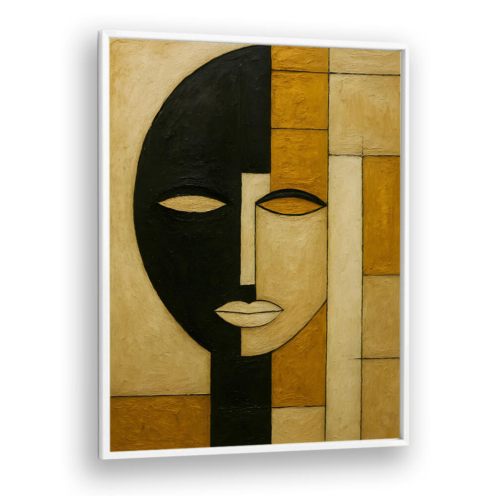 SPLIT MASK , EXPRESSIONISM PAINTINGS