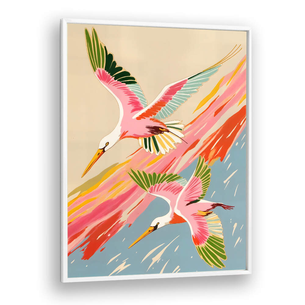 SPOONBILLS SKY