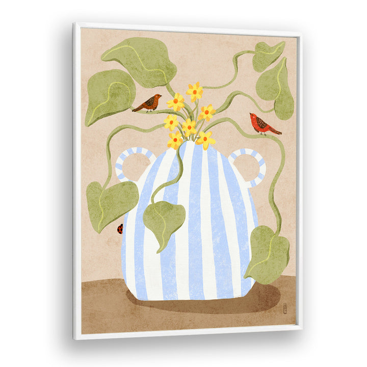 SPRING FLOWERS AND BIRDS