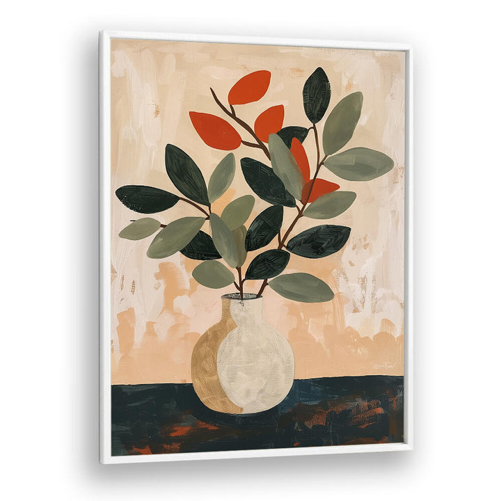 STILL LIFE OF VASE , FLORAL FLOWER PAINTINGS