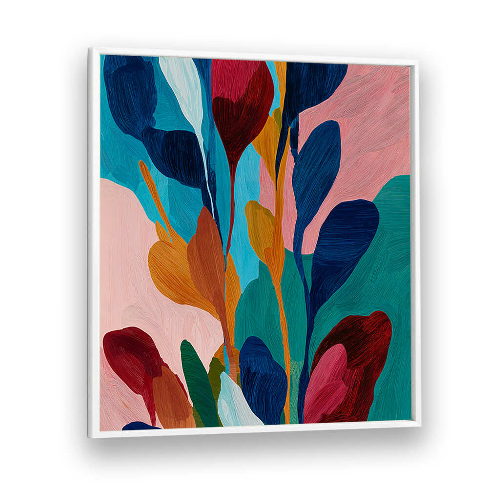 STUDIO PALETTE FLOWERS , ABSTRACT PAINTINGS