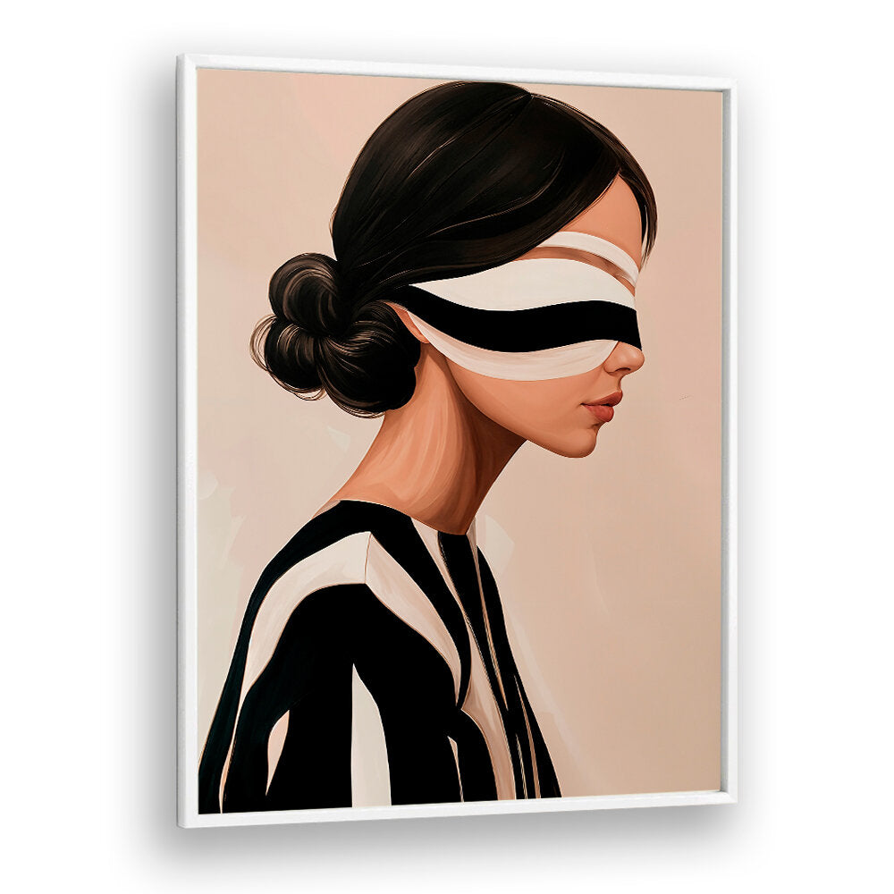 STUDIO PALETTE WOMAN XI , PORTRAITS & FIGURATIVE ILLUSTRATIONS