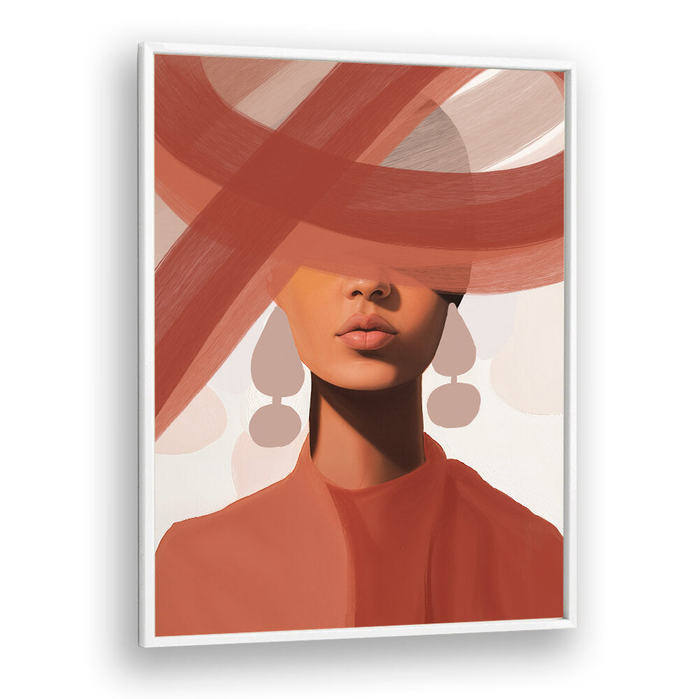 STUDIO PALETTE WOMAN TERRA , PORTRAITS & FIGURATIVE ILLUSTRATIONS