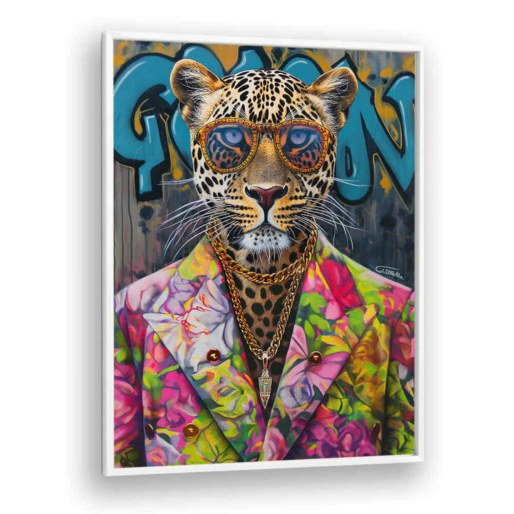 STYLISH LEOPARD , POP ART PAINTINGS