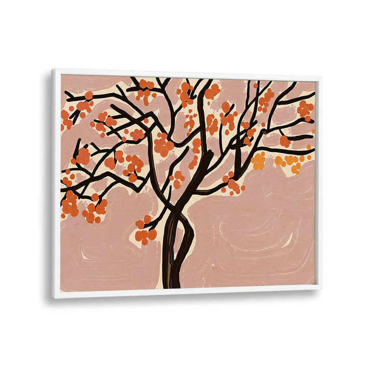 STYLIZED TREE , FLORAL FLOWER PAINTINGS