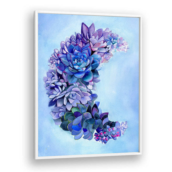 SUCCULENT MOON GARDEN LARGE , KIDS ROOM PAINTINGS