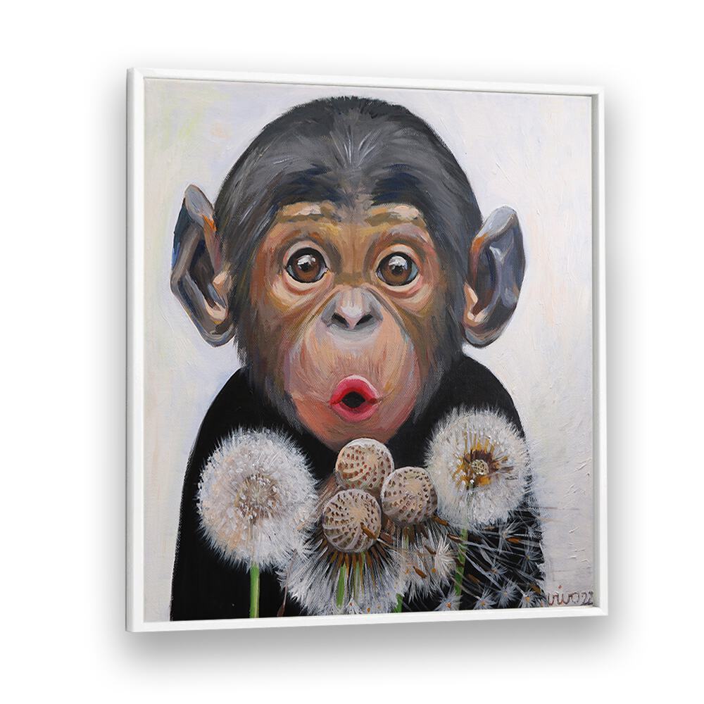 Surprised Monkey, Comic Posters showcase vibrant art with whimsical charm, perfect for any comic art collection.