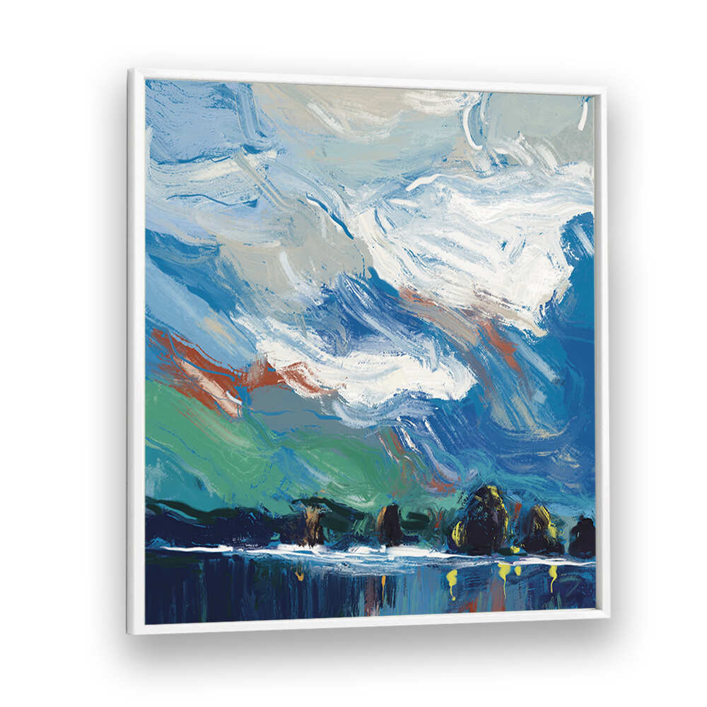 SWIRLING CLOUDS , ABSTRACT PAINTINGS