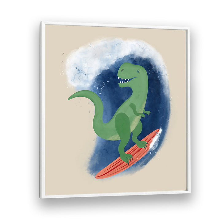 T-REX SURFING WAVE