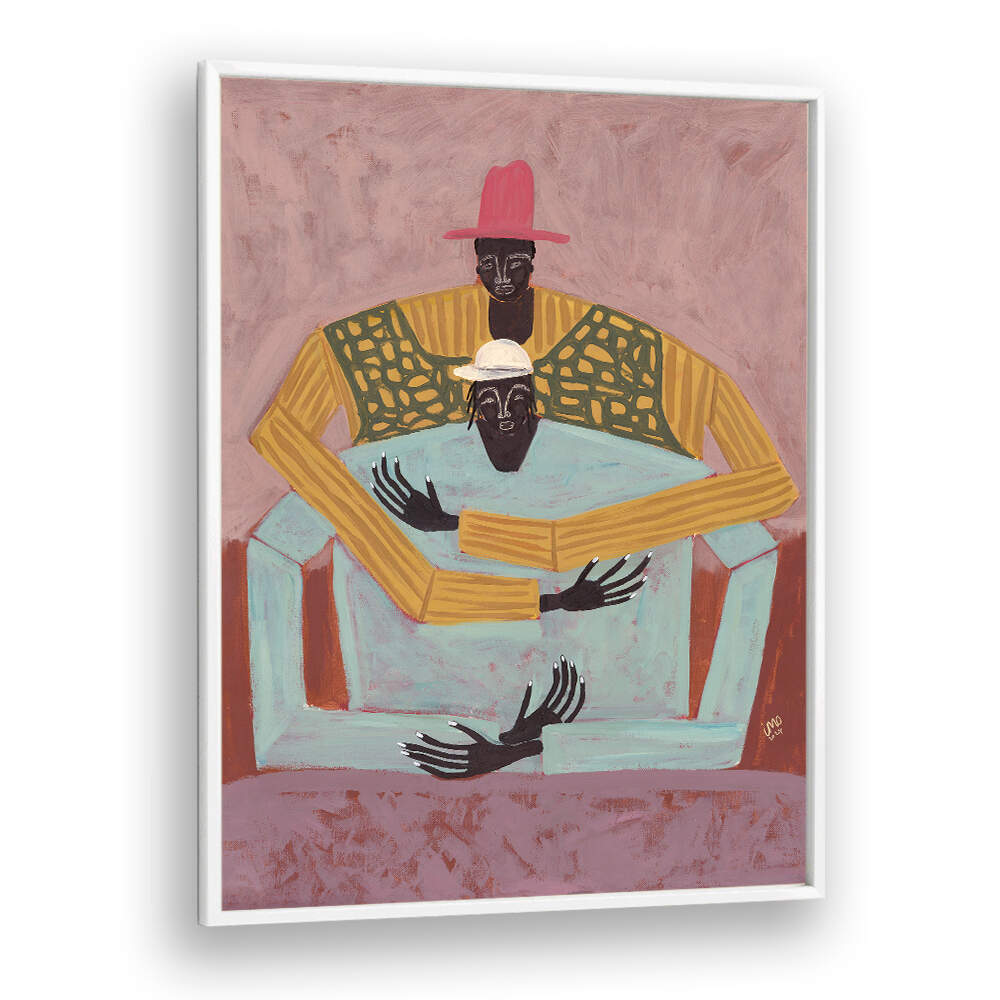 THE HUG , PORTRAITS & FIGURATIVE ILLUSTRATIONS