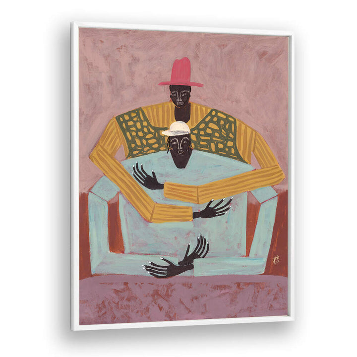 THE HUG , PORTRAITS & FIGURATIVE ILLUSTRATIONS