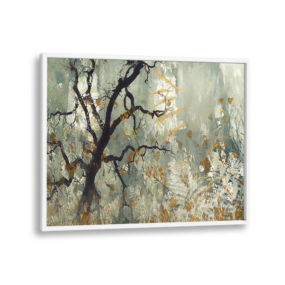 THE OLD TREE , FLORAL FLOWER PAINTINGS