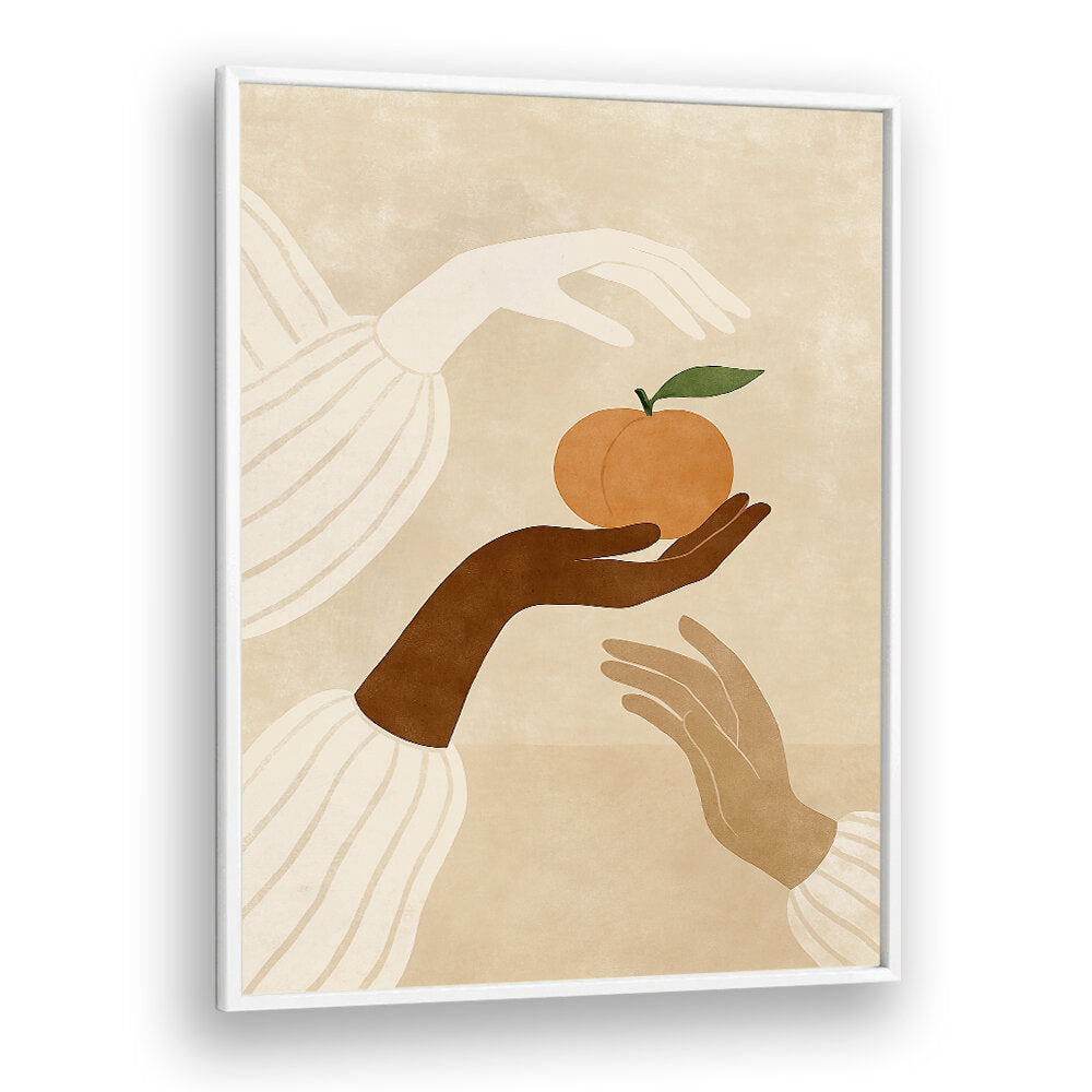 PEACH RITUAL , BOHO ART PAINTINGS