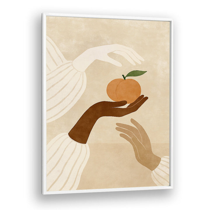 PEACH RITUAL , BOHO ART PAINTINGS