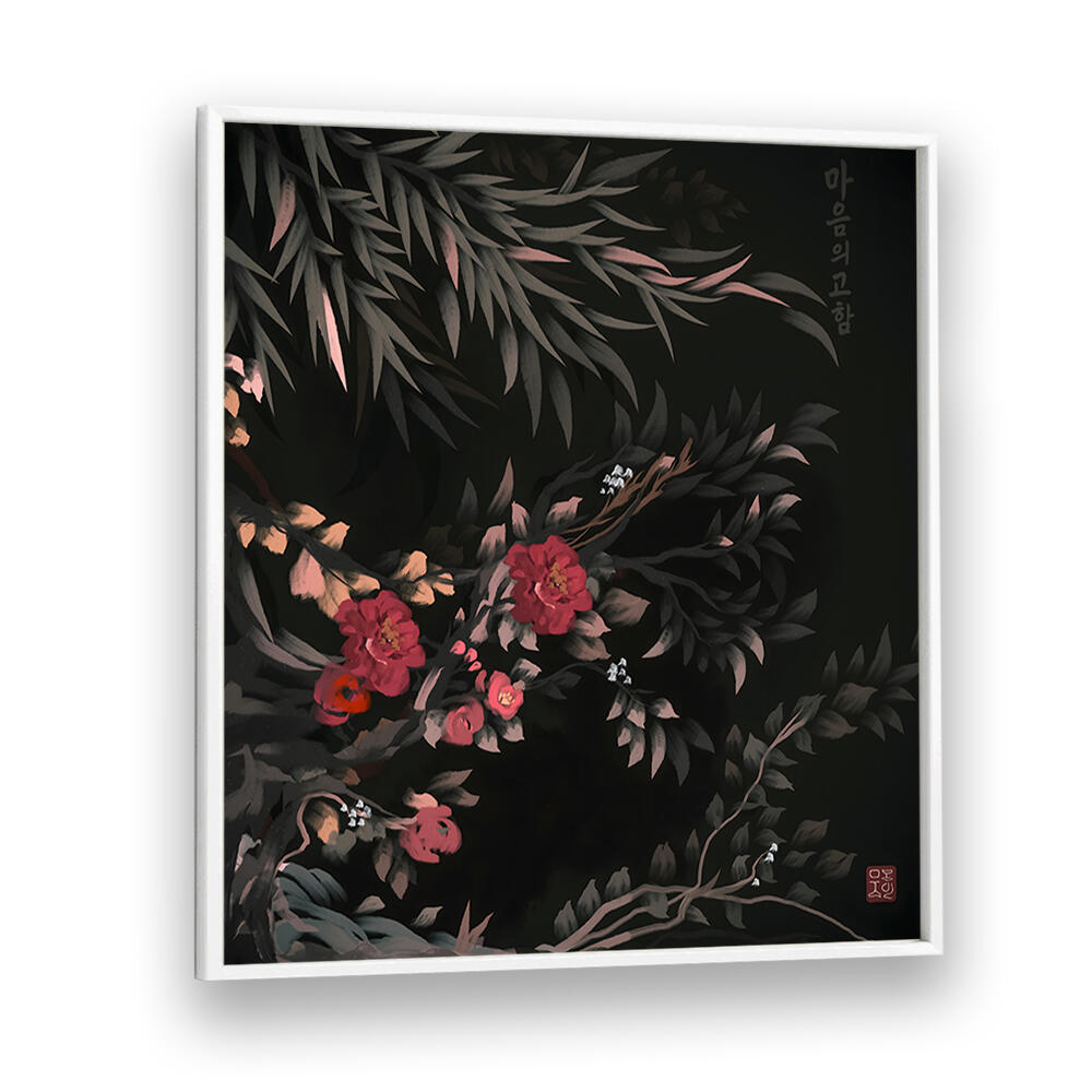 TRANQUILITY OF THE MIND , FLORAL FLOWER PAINTINGS