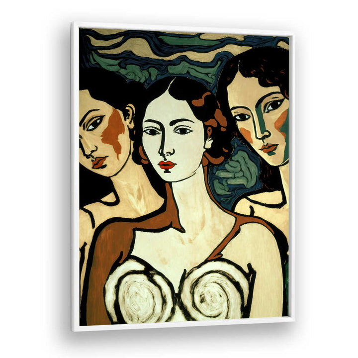 TRIO OF ELEGANCE , PORTRAITS & FIGURATIVE ILLUSTRATIONS