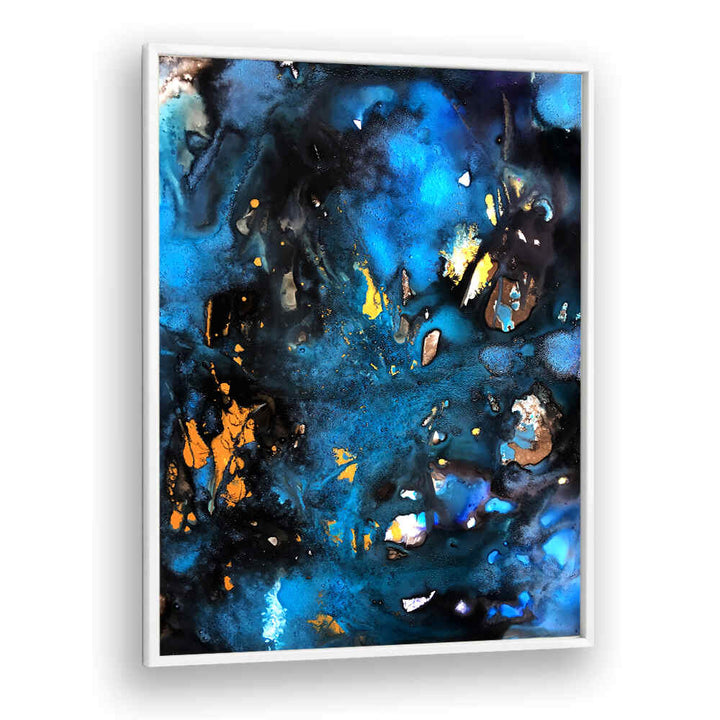 TURQUOISE GALAXY , ABSTRACT PAINTINGS