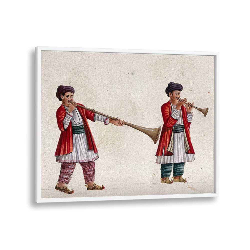 TWO MUSICIANS PLAYING THE SHEHNAI
