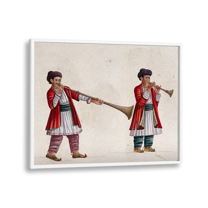 TWO MUSICIANS PLAYING THE SHEHNAI