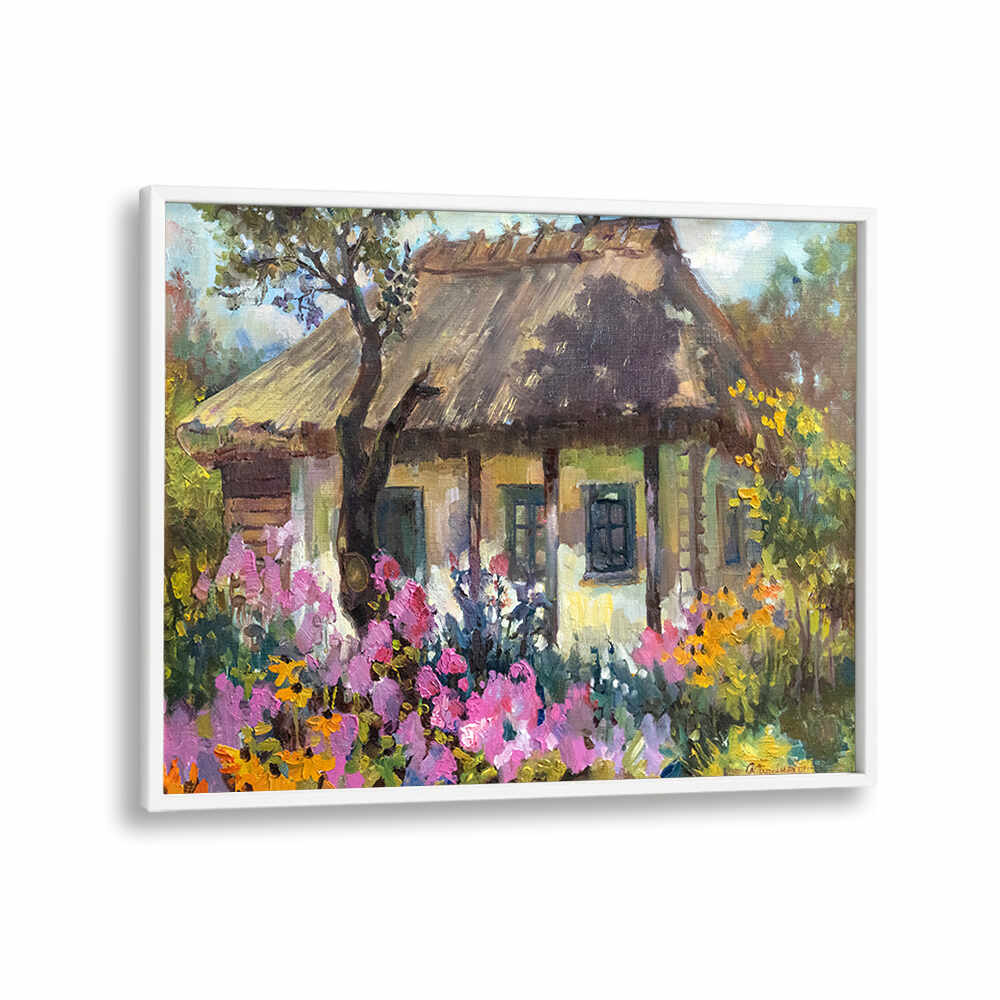 INDIAN HUT ,INDIAN ART PAINTINGS