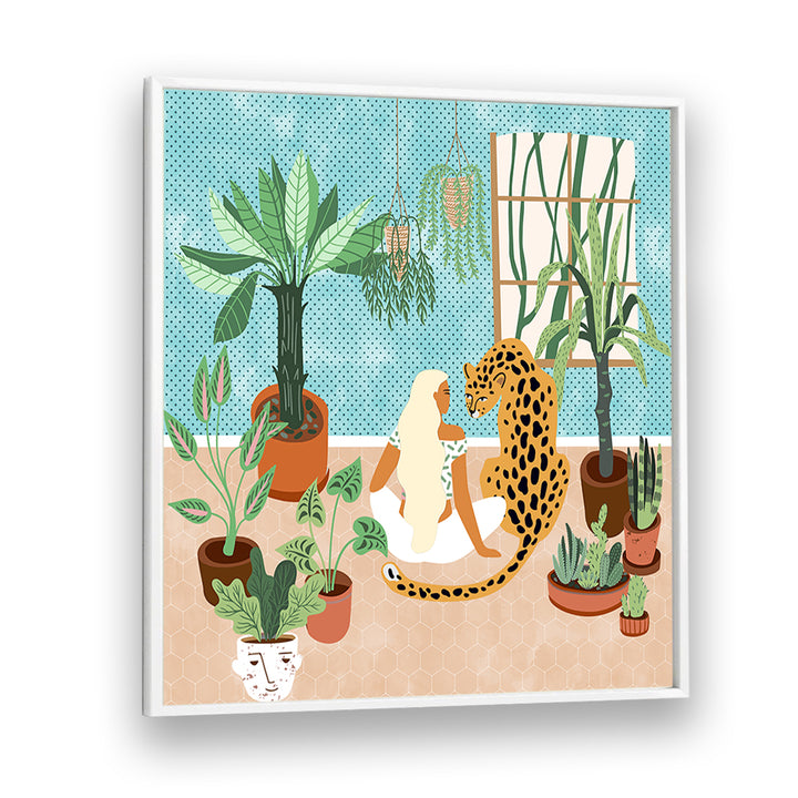 URBAN JUNGLE , BOHO ART PAINTINGS