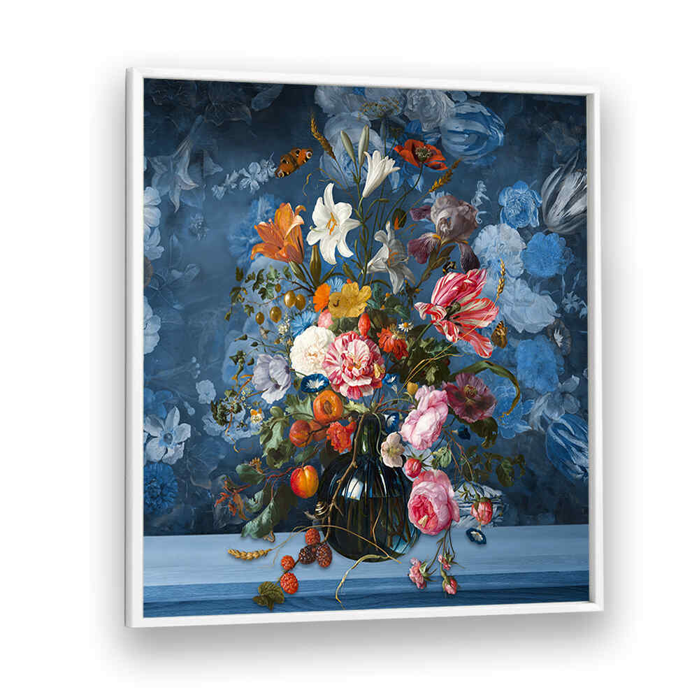 VASE WITH FLOWERS , FLORAL FLOWER PAINTINGS