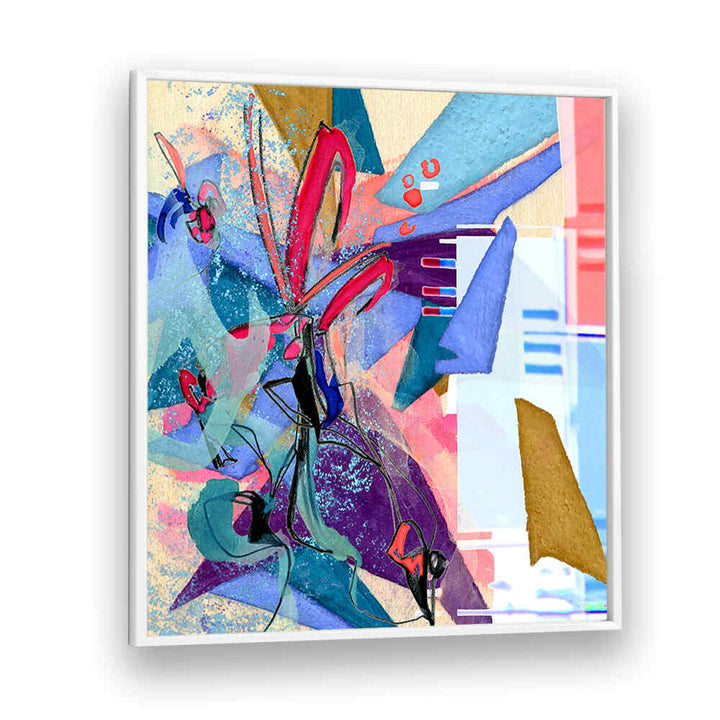 VIBRANT COLORS AND GEOMETRIC SHAPES , ORGANIC FORMS