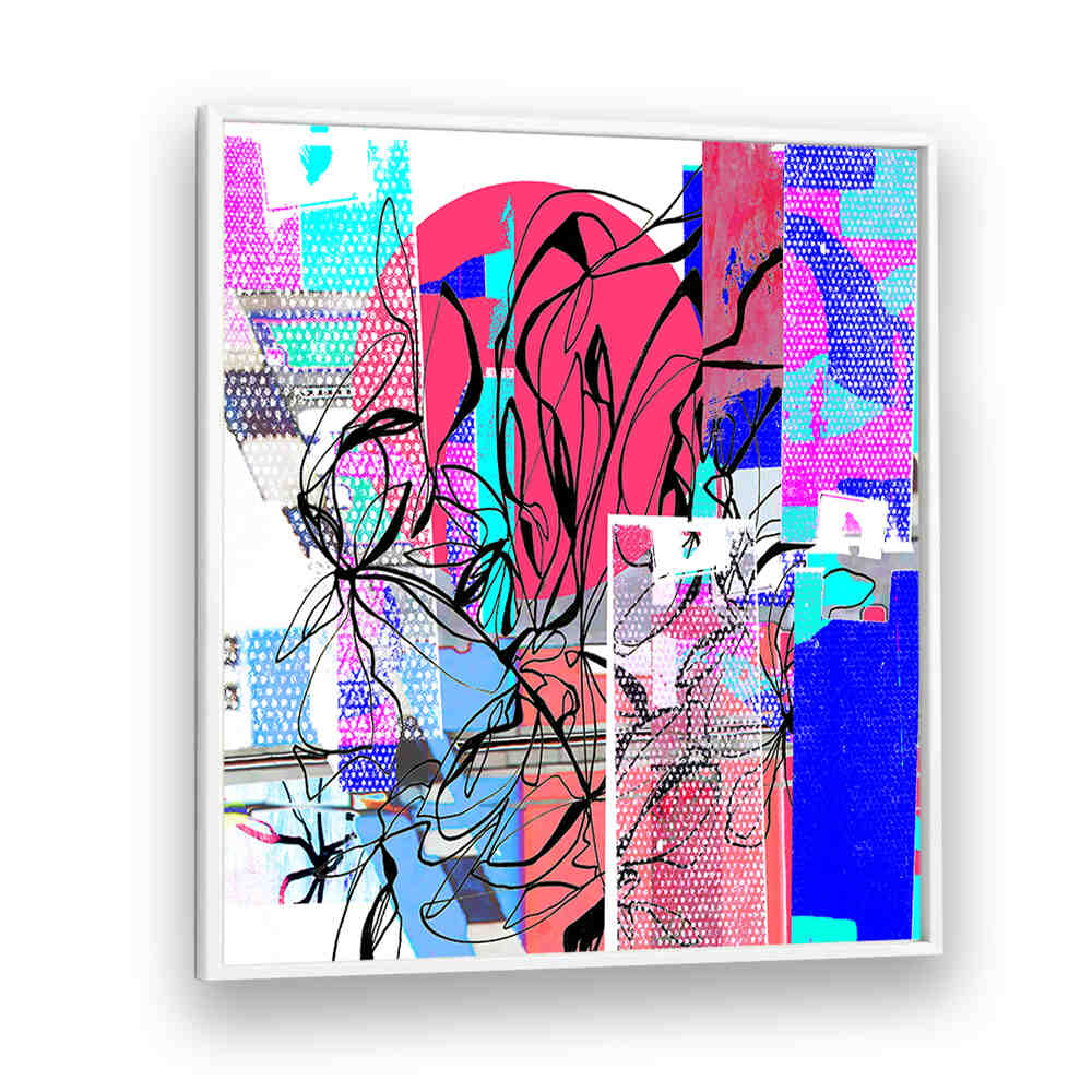 VIBRANT COLORS WITH FLORAL PATTERNS , ORGANIC FORMS