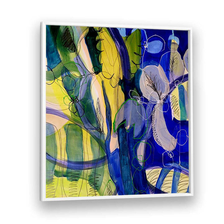 Stunning WATER FLOWERS V, ABSTRACT PAINTINGS, showcasing vibrant colors and elegant design for modern decor.