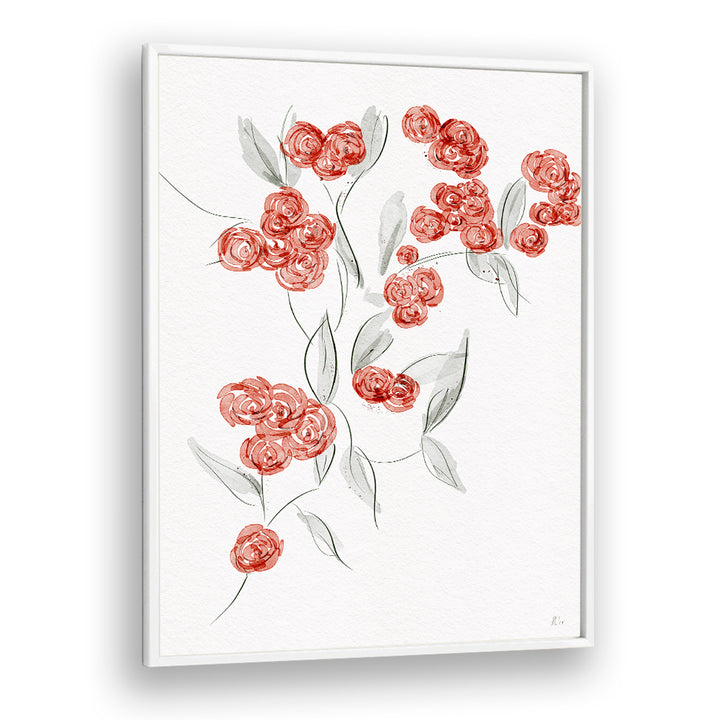 WATERCOLOR RED FLOWERS