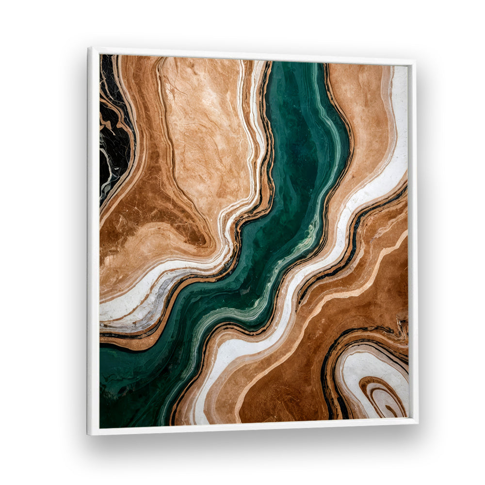Stunning WAVY PATTERNS IN EARTH, ABSTRACT PAINTINGS blend art and nature for elegant home décor.