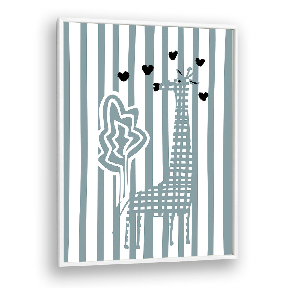 WHIMSICAL GIRAFFE AND HEARTS