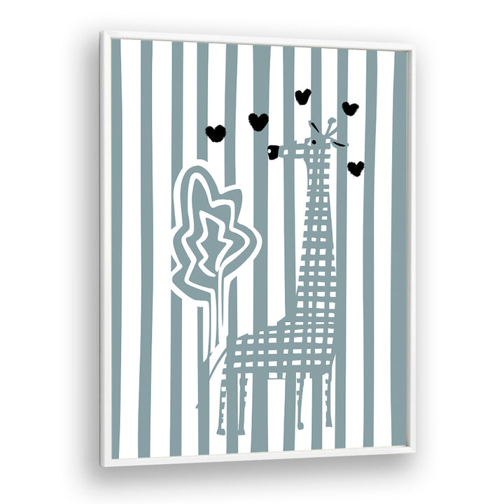 WHIMSICAL GIRAFFE AND HEARTS