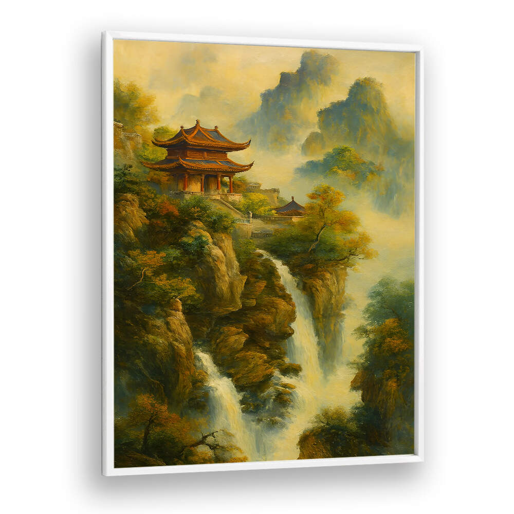 WHISPERS OF THE SACRED PEAK , EXPRESSIONISM PAINTINGS