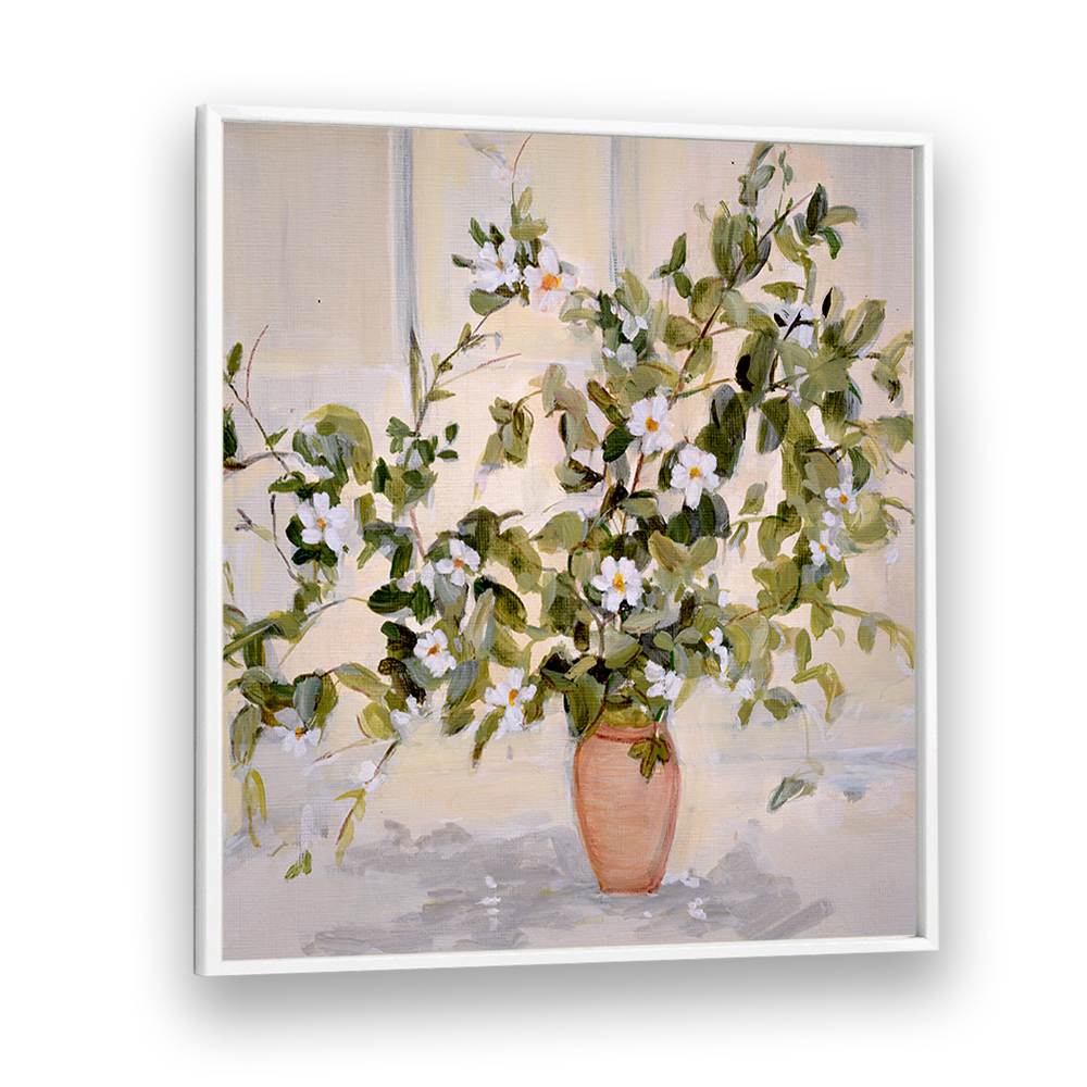 WHITE FLOWERS IN VASE