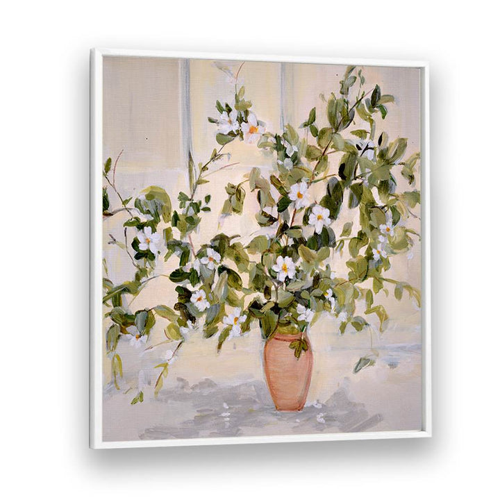 WHITE FLOWERS IN VASE