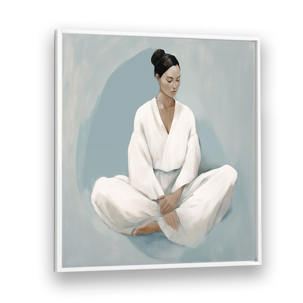 WOMAN IN MEDITATION , HEALTH & WELNESS