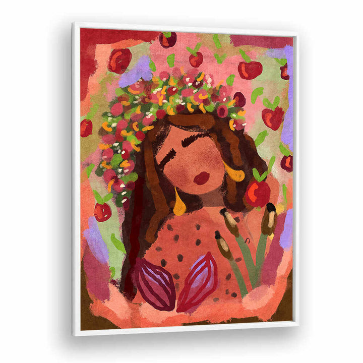 WOMAN AND APPLES