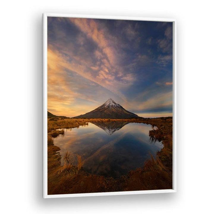 MOUNT TARANAKI WINTER SUNRISE , LANDSCAPE PHOTO PRINTS