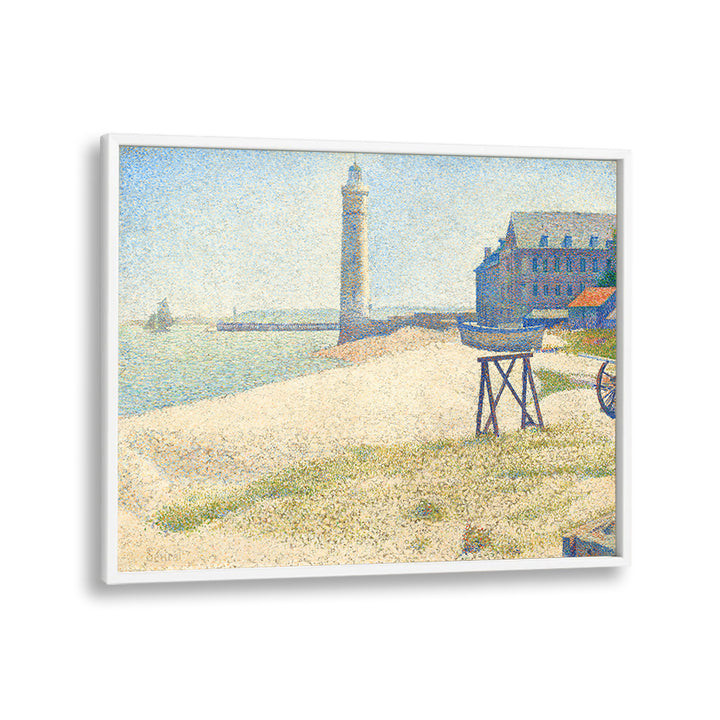 THE LIGHTHOUSE AT HONFLEUR II (1886)  , VINTAGE PAINTINGS